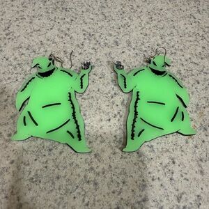 Disney Halloween Oogie Boogie Large Acrylic Character Earrings